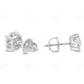 0.65 CT Moissanite Diamond Illusion Stud Earrings Stud earrings CustomDiamJewel