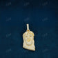 Cluster Round Diamond God Jesus Hip Hop Pendant  customdiamjewel   