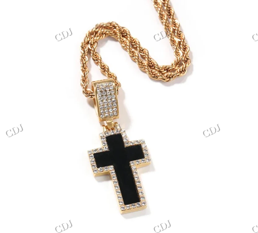 Premium Crist Cross Unisex Diamond Hip Hop Pendant hip hop jewelry CustomDiamJewel