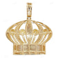 925 Silver Moissanite Customized Royal Crown Pendant CustomDiamJewel