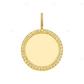 Iced Out Cluster Circle Photo Pendant hip hop jewelry customdiamjewel