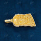 Cluster Round Diamond God Jesus Hip Hop Pendant  customdiamjewel   