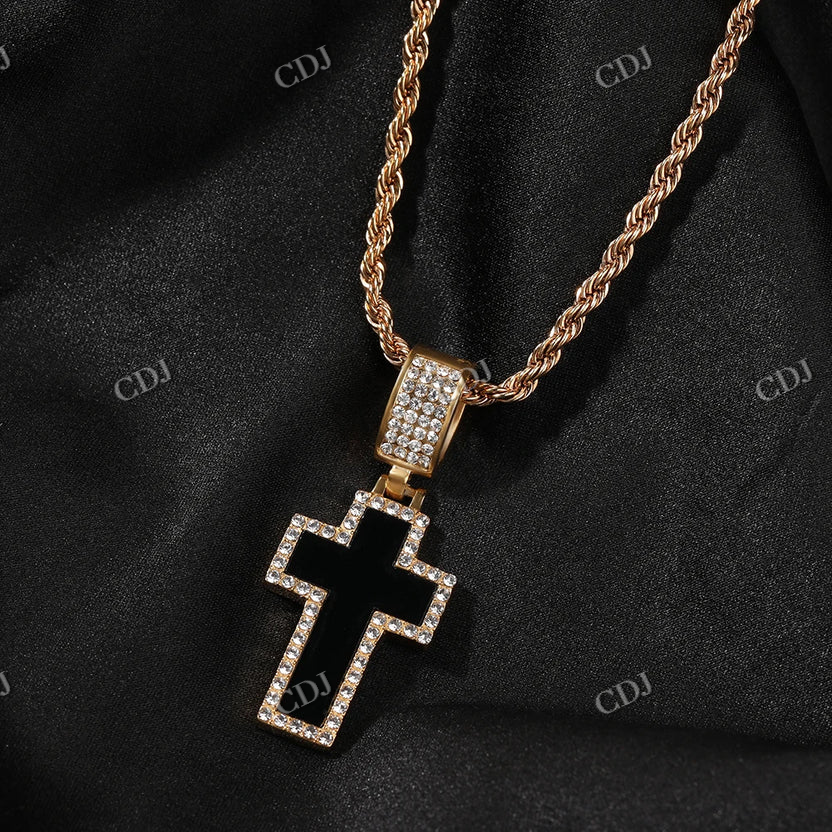 Premium Crist Cross Unisex Diamond Hip Hop Pendant hip hop jewelry CustomDiamJewel
