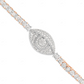 VVS1 Moissanite 925 Sterling Silver Evil Eye Tennis Bracelet CustomDiamJewel