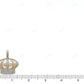 925 Silver Moissanite Customized Royal Crown Pendant CustomDiamJewel