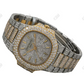 Two Tone 36mm Patek Philippe Iced Out Diamond Watch For Women customdiamjewel