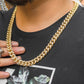 12MM Iced Out Diamond Cuban Link Chain hip hop jewelry CustomDiamJewel