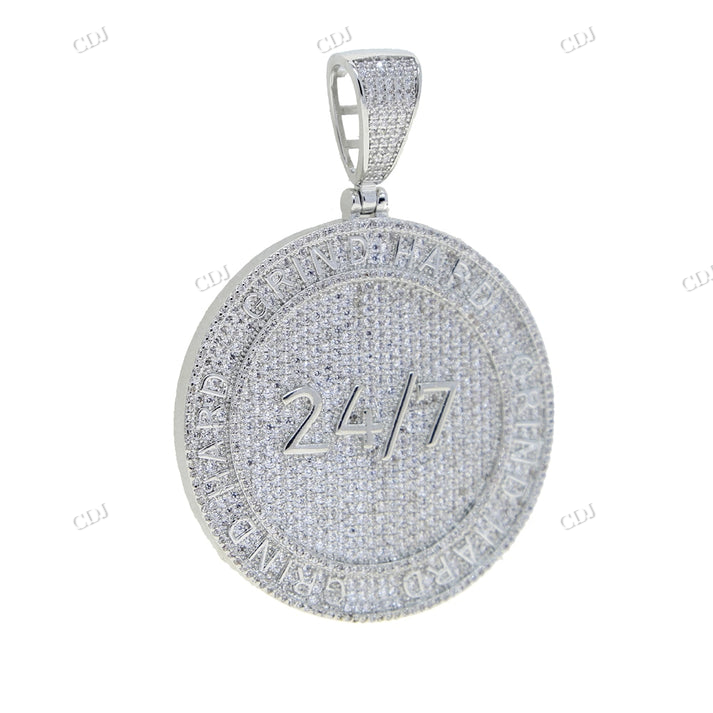 Customized 24/7 Hip Hop Iced Out Pendant hip hop jewelry CustomDiamJewel