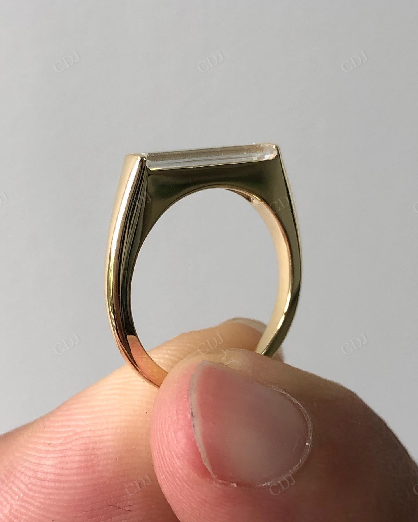 Lab Grown Diamond Baguette Cut Wedding Band