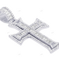3.1 CTW Baguette Moissanite Cross Pendant hip hop jewelry CustomDiamJewel