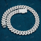 18MM Baguette Diamond Rapper Singer Cuban Link Chain hip hop jewelry customdiamjewel   