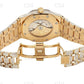 Custom Yellow Gold Plated Audemars Piguet Hip Hop Diamond Wrist Watch customdiamjewel