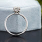 Emerald Lab-Grown Diamond Solitaire Ring customdiamjewel