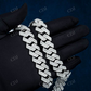 18MM Baguette Diamond Rapper Singer Cuban Link Chain hip hop jewelry customdiamjewel   
