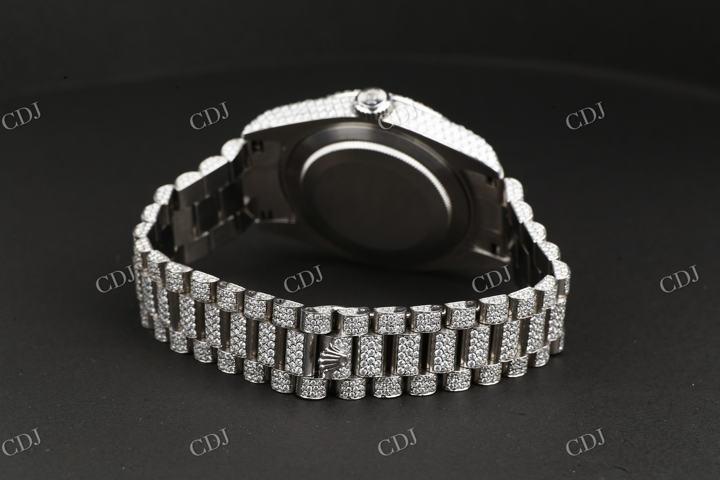 CVD Diamond Iced Out Rolex Watch For Rapper customdiamjewel