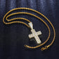 Cuban Chain Style Hip Hop Cross moissanite Pendant hip hop jewelry CustomDiamJewel