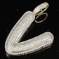 1.4" 0.90 CT 10K Gold Natural Diamond Custom V Letter Pendant CustomDiamJewel