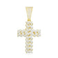 Cuban Chain Style Hip Hop Cross moissanite Pendant hip hop jewelry CustomDiamJewel