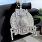 Rich Forever Letter Hip Hop Moissanite Diamond Pendant customdiamjewel