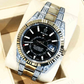 Rolex Sky Dweller Custom Moissanite Watch customdiamjewel