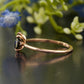 Oval Moissanite Diamond Rose Gold Ring