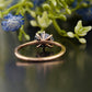 Oval Moissanite Diamond Rose Gold Ring