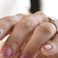 Oval Moissanite Diamond Rose Gold Ring