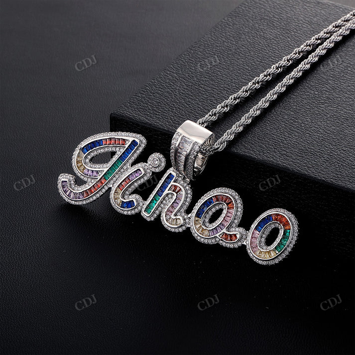 Customization Name Hip Hop Diamond Pendant For Men customdiamjewel