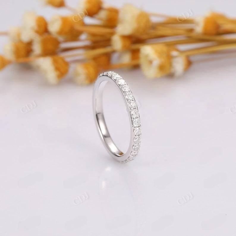 0.93CTW Round Natural Diamond Full Eternity Wedding Band  customdiamjewel   