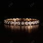 0.2CT Round Cut Natural Diamond Wedding Band  customdiamjewel 10 KT Solid Gold Rose Gold VVS-EF