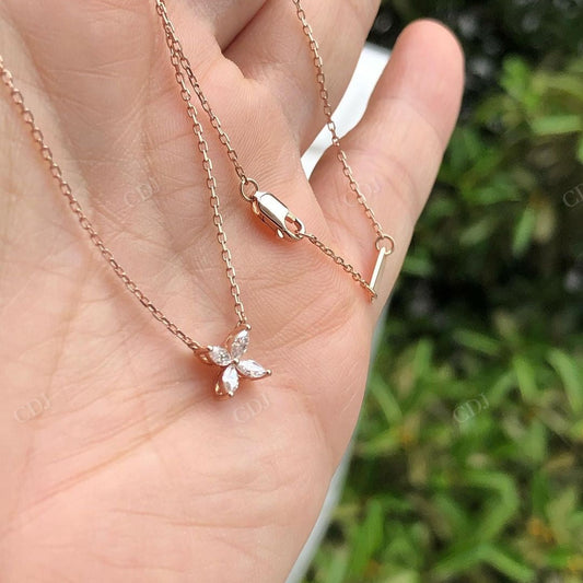 Marquise Cut Lab Grown Diamond Pendant