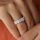 4.65CTW Marquise & Round Lab grown Diamond band  customdiamjewel   