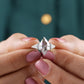 Marquise Salt and Pepper Moissanite Ring