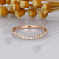 Dainty 0.69ctw Lab Grown Diamond Stacking Wedding Band  customdiamjewel   
