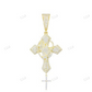 Cross Design Fully iced Out Hip Hop Diamond Pendant customdiamjewel