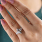 Marquise Salt and Pepper Moissanite Ring