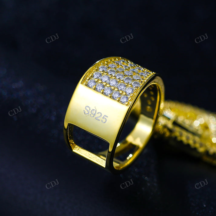 Cross Design Fully iced Out Hip Hop Diamond Pendant customdiamjewel