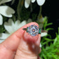 Portuguese Cut Moissanite Handmade Ring