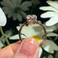Portuguese Cut Moissanite Handmade Ring