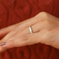 0.24CT Round Cut Real Dimaond Vintage Starburst Wedding Band  customdiamjewel   