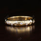 0.24CT Round Cut Real Dimaond Vintage Starburst Wedding Band  customdiamjewel   