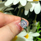 Portuguese Cut Moissanite Handmade Ring