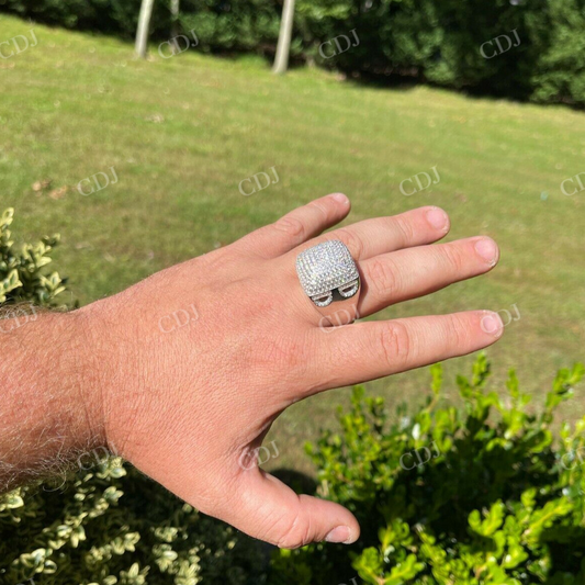 Cluster Men's Hip Hop Diamond Ring  customdiamjewel   
