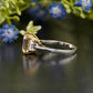 Asscher Three-Stone Moissanite Ring