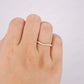 1.07CTW Round Cut Diamond Chevron 3/4 Eternity Wedding Band  customdiamjewel   