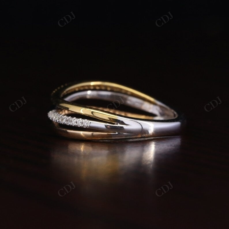 Trio Stacking Ring Set 0.17CTW Lab grown Diamond Band  customdiamjewel   