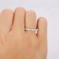 0.34CTW Bezel Set Round Cut Lab Grown Diamond Wedding Band  customdiamjewel   