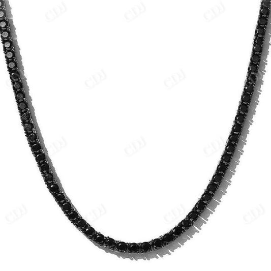 Black Diamond Tennis Chain  CustomDiamJewel   