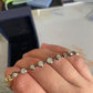 Unique Round Cut Lab Grown Diamond Bracelet
