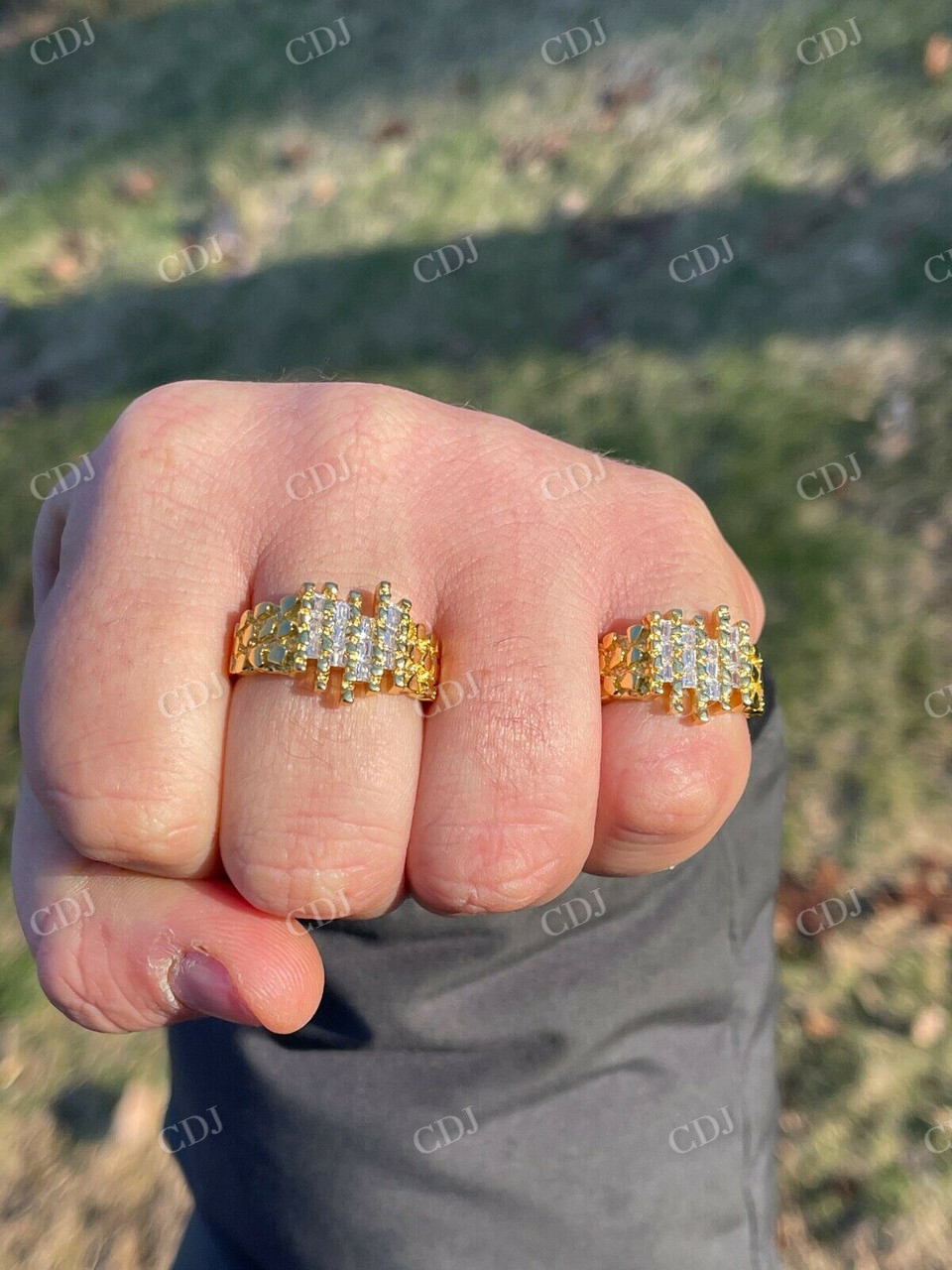 14k Gold Antique Diamond Ring  customdiamjewel   